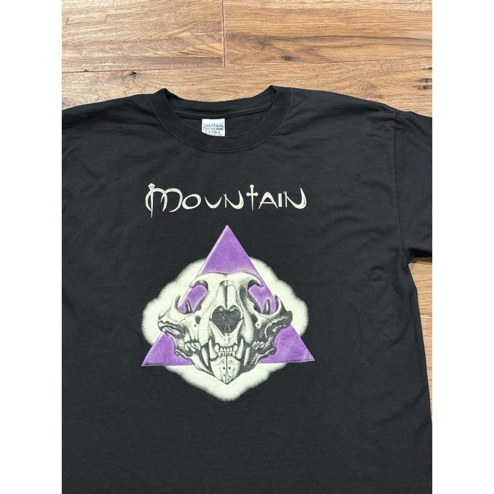 Vintage 2002 Mountain Band Shirt Mystic Fire Mountain World Concert Tour L View 3